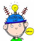 boy with thinking cap