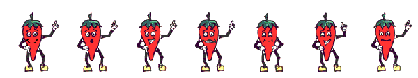 dancing chili peppers