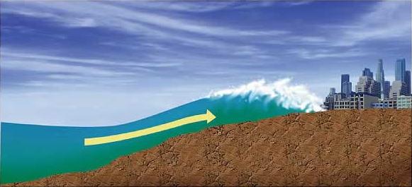 Development of a tsunami