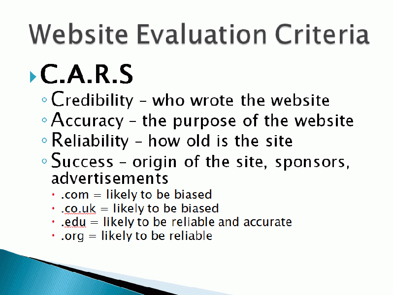the requirements for a good website