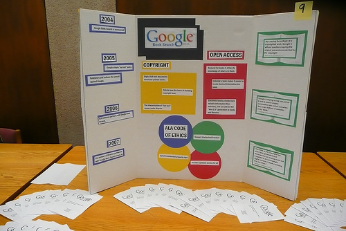 Poster about Ethics of Google Book Project