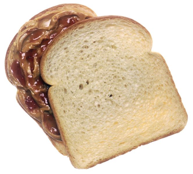 peanut butter and jelly sandwich