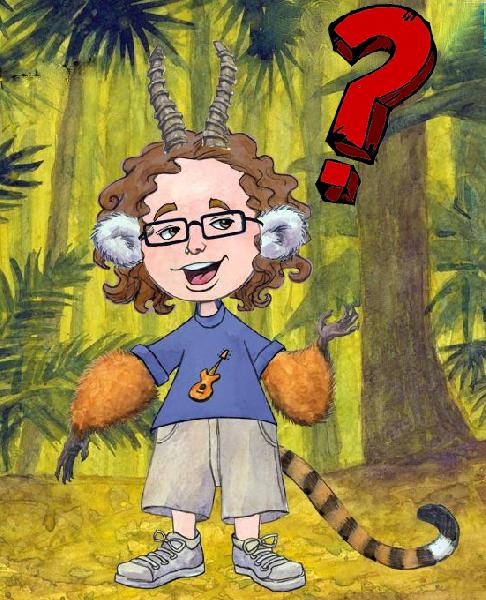 girl with question mark